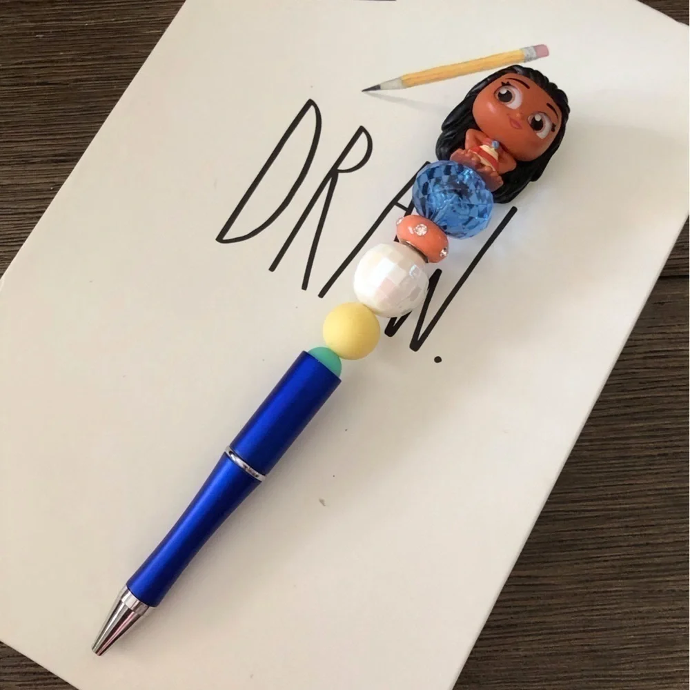 Disney Doorables: Moana: Moana handmade beaded pen